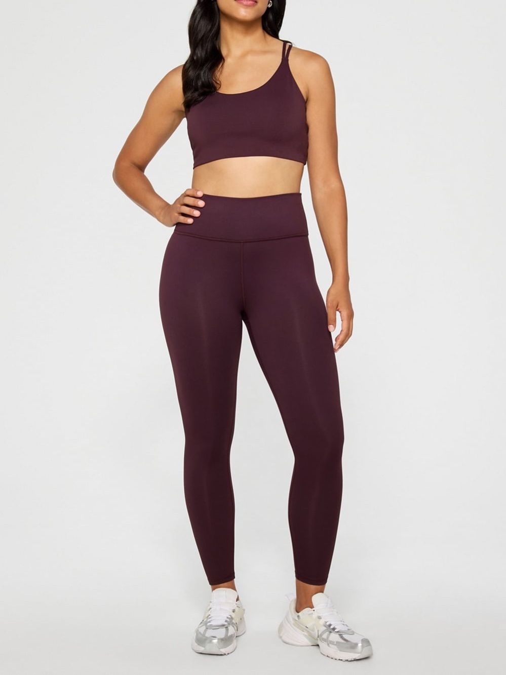 Fabletics Plum High-Waist Pocket Leggings